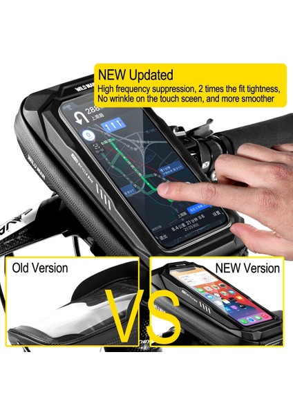 X0 Logo Stili Yok Vahşi Adam Bisiklet Kafa Tüp Bisiklet Bisiklet Gidon Cep Cep Telefonu Çanta Kılıf Tutucu Ekran Telefon Montaj Çanta Kılıf Için 6.9in (Yurt Dışından) modelleri