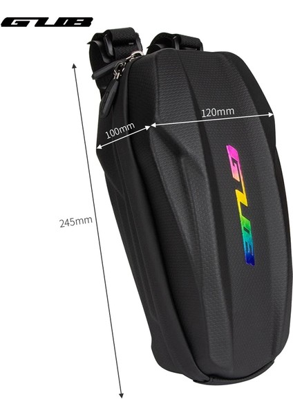 2.6l 24.5X12X10CM Stili Mtb Bisiklet Kafası Asılı Çanta 3l 4l Yağmur Geçirmez Su Geçirmez Elektrikli Scooter Eva Sert Kabuk Gidon Çantası Kick Scooter Kamera 3l Kılıfı (Yurt Dışından)