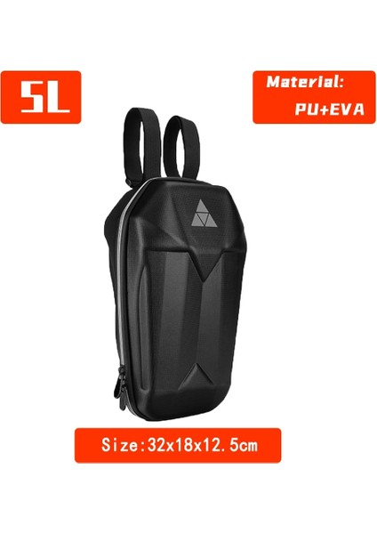 C Tipi 5l Stili Vahşi Adam Elektrikli Scooter Ön Çanta Su Geçirmez Eva Sert Kabuk Çanta Yansıtıcı Gidon Asılı Çanta Saklama Çantası Xiaomi M365 (Yurt Dışından)