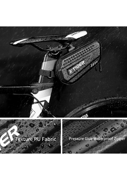1.5l Ön Tüp Çanta Stili X-Tıger Bisiklet Çantası Yağmur Geçirmez Mtb Yol Bisikleti Eyer Çantası 1.2l Büyük Kapasiteli Bisiklet Seatpost Arka Çanta Bisiklet Aksesuarları (Yurt Dışından) fırsatları