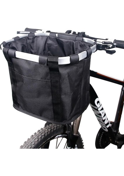 Menekşe Tarzı Bisiklet Sepeti Gidon Pannier Bisiklet Taşıma Taşımaları Tutucu Bisiklet Binme Kılıfı Döngüsü Bisiklet Ön Bagaj Çantası 3.0kg Yük (Yurt Dışından)