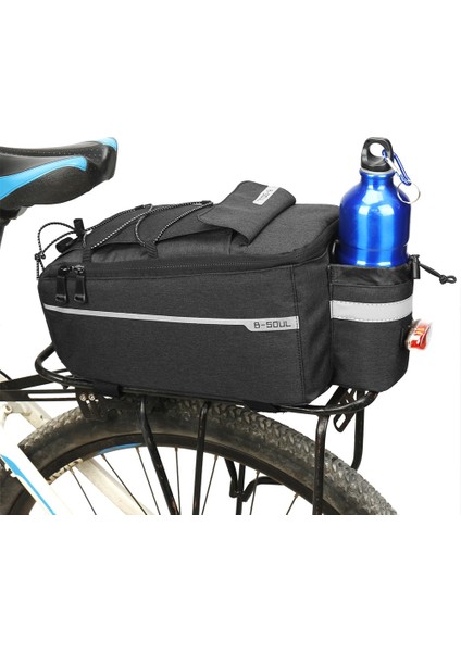 Gri 780ML Şişe Stili Bisiklet 13L Taşıma Çantası Bisiklet Arka Sepeti Su Geçirmez Pannier Bagaj Çantaları Arka Raf Arka Koltuk Çanta Bisiklet Bagajı Omuz Çantası (Yurt Dışından) fiyatları