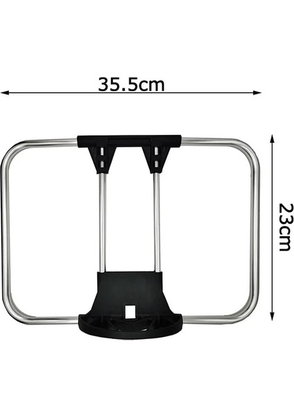 Sap Stili Olmayan S Brompton S-Bag Sepet Çanta Katlanır Bisiklet Aksesuarları Için 2 Boyut Bisiklet Çantası Sepet Çerçeve Standı (Yurt Dışından)