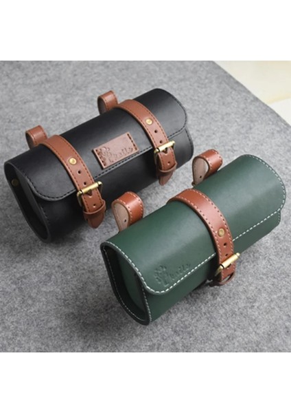 Küçük Siyah Stil Q1102 Ingiltere Retro Bisiklet Çantası Erkek Kadın Eğimli Omuz Çantaları Kuyruk Eyer Çantası Spor Eğlence Retro Bisiklet Bisiklet Kuyruk Çantası (Yurt Dışından)