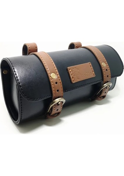 Küçük Siyah Stil Q1102 Ingiltere Retro Bisiklet Çantası Erkek Kadın Eğimli Omuz Çantaları Kuyruk Eyer Çantası Spor Eğlence Retro Bisiklet Bisiklet Kuyruk Çantası (Yurt Dışından)