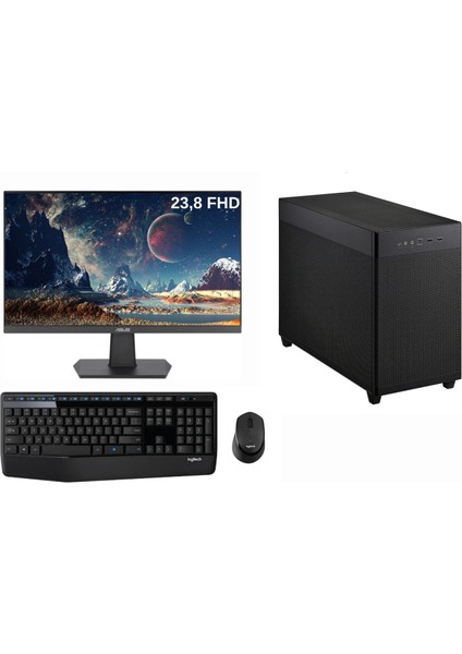 Prime AP201 1 Fanlı Siyah KR-K00-2741 I9 12900K 16GB Ram 256GB SSD Gt 730 4gb Windows 11 Pro 500W PSU Asus 23.8'' Fhd Monitör Masaüstü bilgisayar
