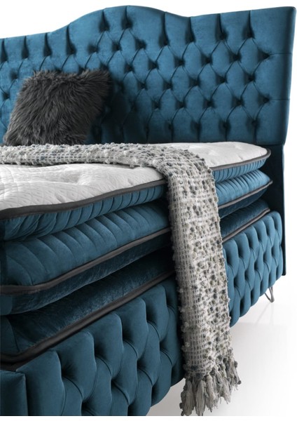 Alpha Yatak + Baza + Baza Başlığı 3 ' Lü Set 180 X 200