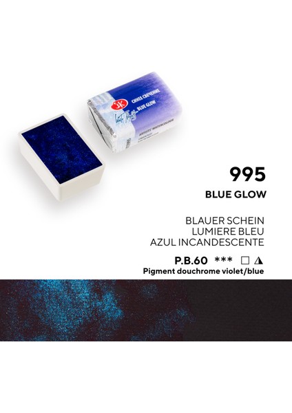 White Nights Tam Tablet Sulu Boya 995 Blue Glow