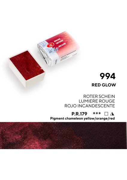 White Nights Tam Tablet Sulu Boya 994 Red Glow