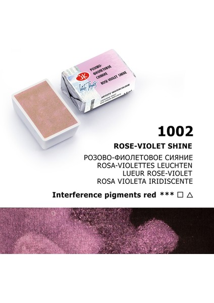 White Nights Tam Tablet Sulu Boya 1002 Rose - Violet Shine