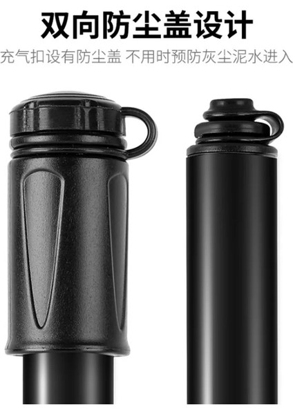 Siyah Stil Mini Taşınabilir Mtb Yol Bisikleti Pompası Bisiklet Pompası Bisiklet Şişirme Presta Schrader Vana Hortum Pompaları Bisiklet Aksesuarları (Yurt Dışından) modelleri