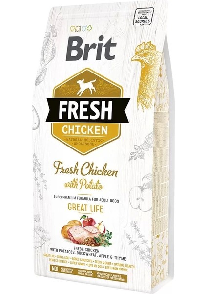 Tavuk ve Patatesli Yetişkin Köpek Maması 12 kg