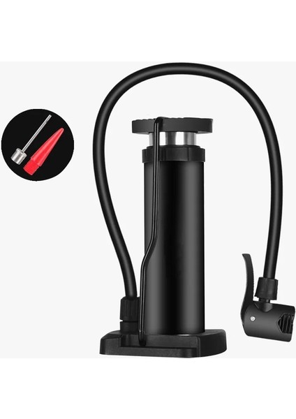 Gümüşa Tarzı Bisiklet Pompası Witı Ölçer Alüminyum Alaşımlı Ayak Pedalı Şişirme Harici Hortum Mtb Bisiklet Lastik Hava Pompası Basketbol RR7070 (Yurt Dışından) indirimleri