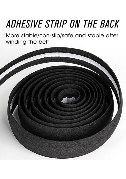 Kırmızı Stil 1 Çift Bisiklet Gidon Bandı Eva Kamuflaj Kaymaz Bisiklete Binme Yol Bisikleti Kolu Kavrama Sünger Bant Bisiklet Çok Renkli Uç Tapaları (Yurt Dışından) fırsatları