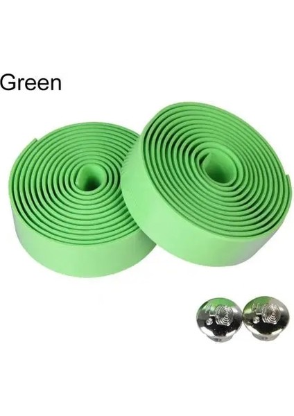 Yeşil Stil Lismo Gidon Bant Kamuflaj Bisiklet Kolu Kemer Bisiklet Mantarı Kaymaz Gidon Bant Sargı Bisiklet Aksesuarları (Yurt Dışından)