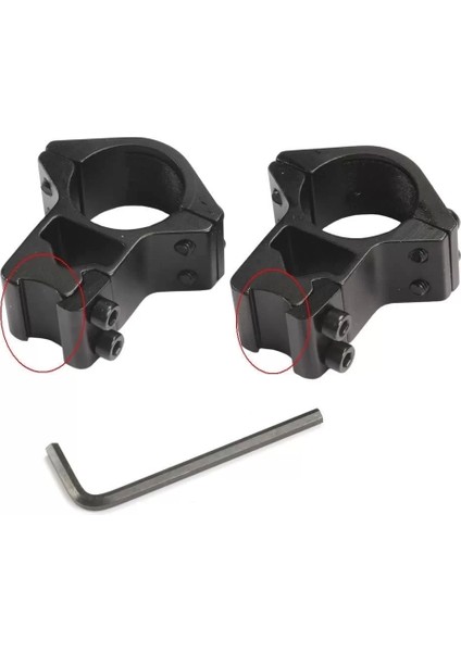 25.4mm Dürbün Için 11MM Yüksek Havalı / Av Ayağı