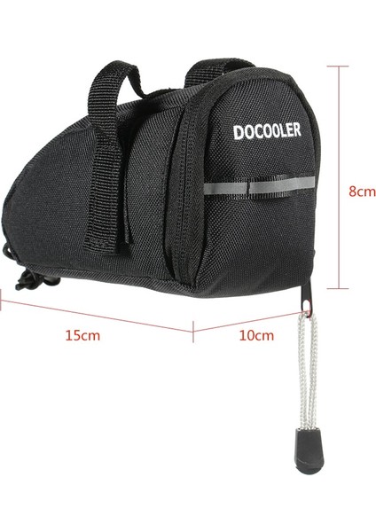 E Tipi Siyah Stil Bisiklet Bagaj Çantası 7l Bisiklet Çantası Suya Dayanıklı Bisiklet Raf Çantası, Su Geçirmez Yağmur Kılıfı ile Bisiklet Çantası (Yurt Dışından)