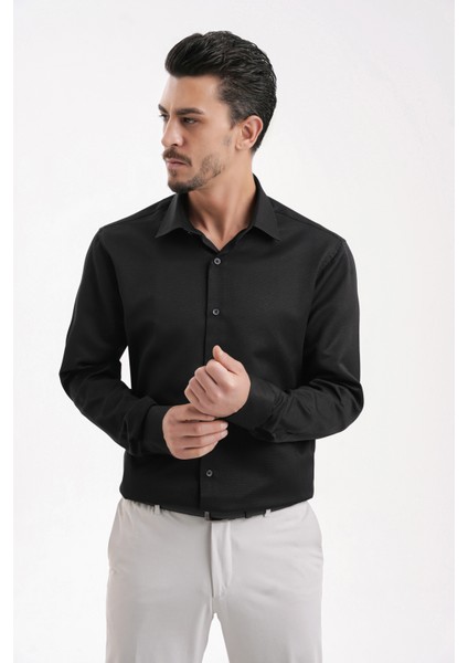 Armür Dokulu Erkek Gömlek