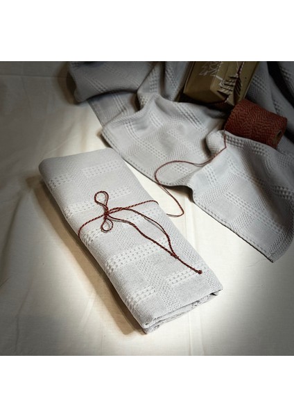 Bebek Pamuk Muslin Pike 100*100 -Açıkgri