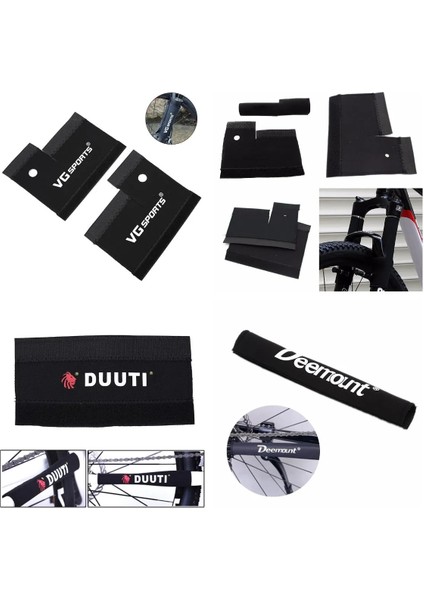 Bisiklet Zinciri Yapıştır Stili 1 Pair Dağ Bisikleti Ön Çatal Koruyucu Ped Çerçeve Wrap Kapak Guard Koruyucu Koruyucu Bisiklet Bisiklet Aksesuarları 4 Stilleri (Yurt Dışından) modelleri