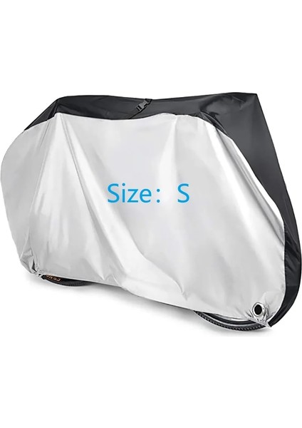 S Tarzı Bisiklet Örtüsü Bisiklet Örtüsü Bisiklet Yağmur Örtüsü 190T Naylon Su Geçirmez Toz Önleyici Yağmura Binmek Uv Koruması Ağır Hizmet Toz Örtüsü A (Yurt Dışından)