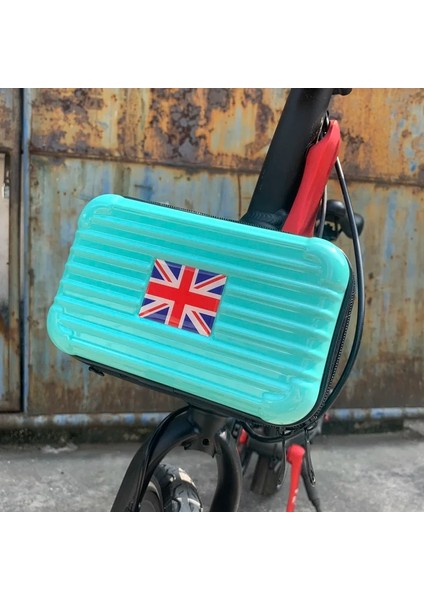 No.12 Tarzı Sabit Braketli Bromptonbirdy Için Katlanır Bisiklet Sert Kabuk Çanta Şık Saklama Çantası Bireysel Dekorasyon (Yurt Dışından) modelleri