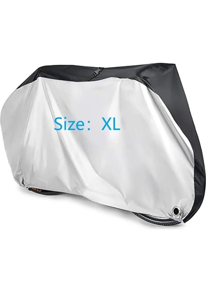 Xl Tarzı Bisiklet Örtüsü Bisiklet Örtüsü Bisiklet Yağmur Örtüsü 190T Naylon Su Geçirmez Toz Önleyici Yağmura Binmek Uv Koruması Ağır Hizmet Toz Örtüsü A (Yurt Dışından)