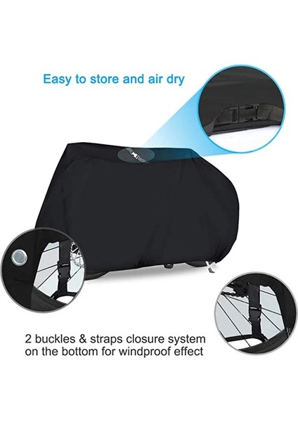 Siyah Stil L Beden Motosiklet Kapağı Evrensel Açık Uv Koruyucu Scooter Tüm Sezon Su Geçirmez Bisiklet Yağmur Toz Geçirmez Kapak Bisiklet Aksesuarları (Yurt Dışından) fiyatları