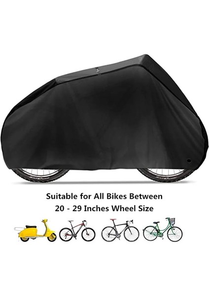 Siyah Stil L Beden Motosiklet Kapağı Evrensel Açık Uv Koruyucu Scooter Tüm Sezon Su Geçirmez Bisiklet Yağmur Toz Geçirmez Kapak Bisiklet Aksesuarları (Yurt Dışından) modelleri