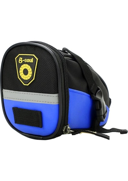 Mavi Stil Bisiklet Eyer Çantası 3D Kabuk Yağmur Geçirmez Yansıtıcı Darbeye Dayanıklı Yansıtıcı Kapasite Katlanabilir Kuyruk Arka Çanta Bisiklet Mtb Pannier Siyah (Yurt Dışından) fiyatları