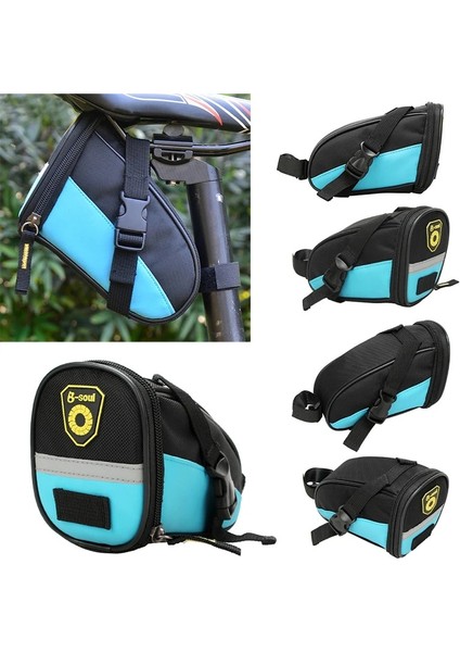 Mavi Stil B-Soul Naylon Su Geçirmez Bisiklet Çantası Bisiklet Su Geçirmez Depolama Eyer Çanta Koltuk Bisiklet Kuyruğu Arka Çanta Çanta Eyer Çanta (Yurt Dışından) fırsatları