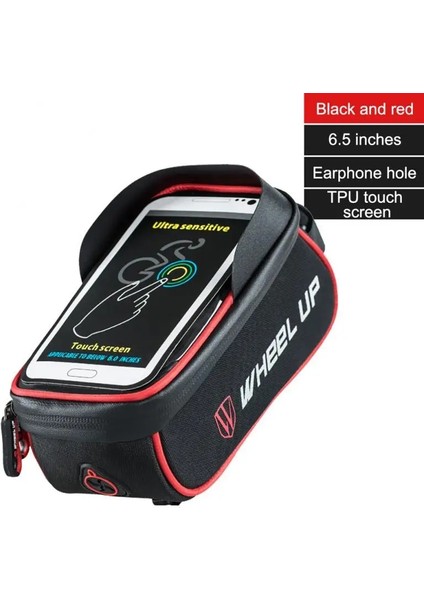 No.4 Tarzı Bisiklet Çantası Su Geçirmez Dokunmatik Ekran Bisiklet Çantası Üst Ön Tüp Çerçeve Mtb Moountian Yol Bisikleti Çantası 6.5 Telefon Kılıfı Bisiklet Aksesuarları (Yurt Dışından)