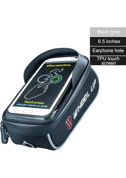 No.4 Tarzı Bisiklet Çantası Su Geçirmez Dokunmatik Ekran Bisiklet Çantası Üst Ön Tüp Çerçeve Mtb Moountian Yol Bisikleti Çantası 6.5 Telefon Kılıfı Bisiklet Aksesuarları (Yurt Dışından)