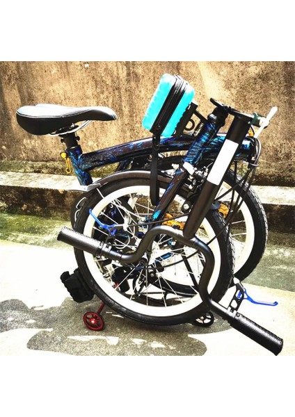 Siyah Krizantem Tarzı Bmx Bisiklet Domuz Burun Rafı Mini Bavul Mix Çanta Katlanır Bisiklet Depolama Sert Kabuk Anahtar Cep Telefonu Brompton Için Ön Sepet Kutusu (Yurt Dışından)