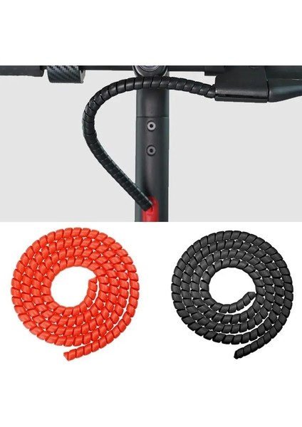 C Stili E-Bisiklet Scoot Kablo Sarıcı Koruyucu Hat Organizatör Xiaomi M365 Kablo Koruyucu Tel Koruma Sarma Borusu Sarma (Yurt Dışından) fiyatları