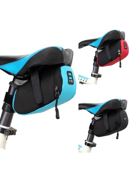 Kırmızı Stil B-Soul Bisiklet Eyer Çantası Bisiklet Su Geçirmez Koltuk Kılıfı Saklama Kutusu Taşınabilir Büyük Bisiklet Koltuk Çanta Bisiklet Arka Kuyruk Arka Kılıf (Yurt Dışından) modelleri