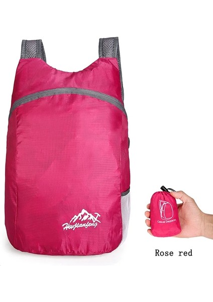 Siyah Stil Bisiklet Çantası Naylon Kat Bisiklet Sırt Çantası 20L Kapasiteli Bisiklet Saklama Çantası Açık Ultralight Su Geçirmez Bisiklet Sırt Çantası (Yurt Dışından)