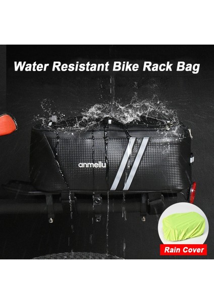 Mavi Stil 12L Bisiklet Taşıma Çantası Bisiklet Rafı Pannier Bagaj Sepeti Arka Koltuk Raf Kılıfı Bisiklet Bagajı Büyük Kapasiteli Bisiklet Arka Çantası (Yurt Dışından) indirimleri