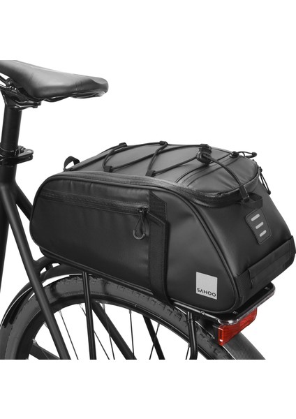 7l Siyah Stil Bisiklet Arka Koltuk Bagaj Çantası Su Geçirmez Arka Panniers Çanta Yansıtıcı Arka Eyer Çanta Mtb Yol Bisikleti Bisiklet Saklama Çantası El Çantası (Yurt Dışından) fiyatları