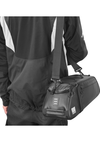 7l Siyah Stil Bisiklet Arka Koltuk Bagaj Çantası Su Geçirmez Arka Panniers Çanta Yansıtıcı Arka Eyer Çanta Mtb Yol Bisikleti Bisiklet Saklama Çantası El Çantası (Yurt Dışından) indirimleri