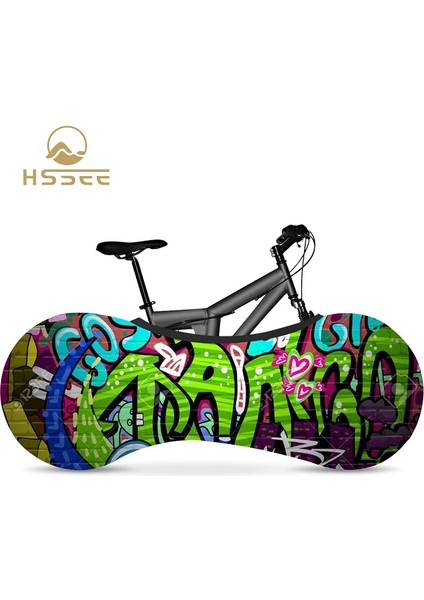 No.9 Tarzı Hssee Graffiti Serisi Elastik Bisiklet Kapalı Tozluk Elastik Kumaş Bisiklet Lastiği Kapağı "-28" Yol Bisikleti Aksesuarları (Yurt Dışından) fiyatları