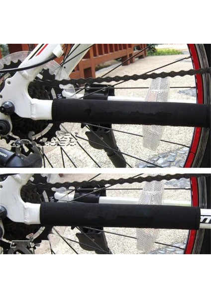 1 Adet Siyah Pc Stili 2 Adet Siyah Bisiklet Zincir Koruyucu Bisiklet Çerçeve Chainstay Yayınlanan Koruma Mtb Bisiklet Zinciri Bakım Görevlisi Koruyucu Kapak Aksesuarları (Yurt Dışından) fırsatları