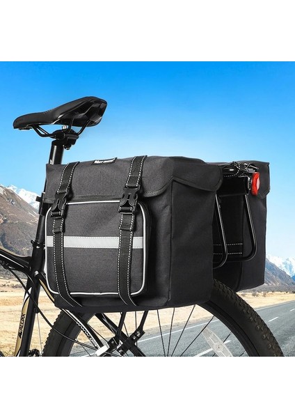 Yağmurluk Stili 25L Bisiklet Çantası Mtb Bisiklet Arka Çanta Bicicleta Raf Koltuk Bagaj Pannier Bagaj Taşıma Çantaları Bisiklet Bisikleti Sırt Çantası X419B (Yurt Dışından) fiyatları