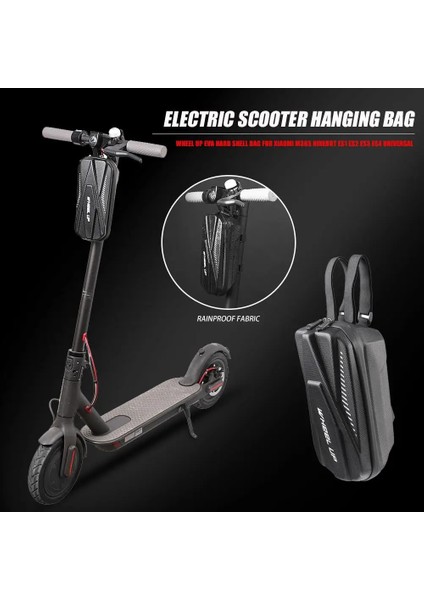 4l Tarzı 5l Eva Sert Kabuk Elektrikli Scooter Ön Saklama Çantası Büyük Kapasiteli Kaykay Xiaomi Mijia M365 Için Asılı Çanta Açık Sürme (Yurt Dışından) modelleri