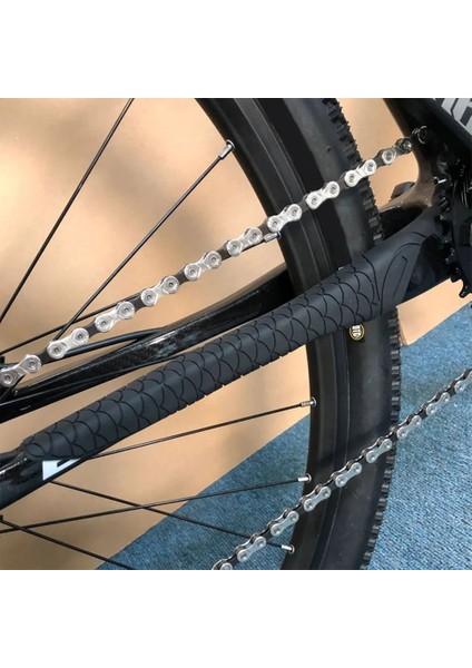 Downtube-A Tarzı Bisiklet Zinciri Koruyucu Chainstay Karbon Fiber Bisiklet Çerçeve Zinciri Kalmak Yayınlanan Koruyucu Zincir Bakım Görevlisi Kapağı Bisiklet Aksesuarları (Yurt Dışından) indirimleri