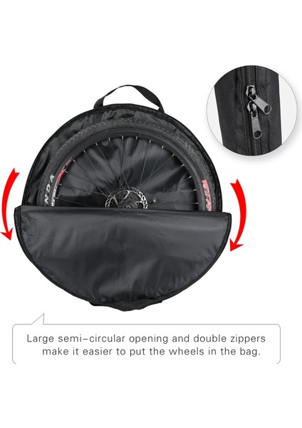 Rhinowalk Bisiklet Tek Tekerlek Saklama Çantası 73C Inç Yol Mtb Bisiklet Seyahat Lastik Taşıyıcı Muhafaza Pannier Çantalar (Yurt Dışından)