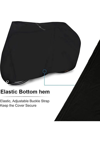 Siyah Stil Xl Beden Bisiklet Aksesuarları Bisiklet Kılıfı Dişli Su Geçirmez Dağ Bisikleti Bisiklet Yağmurluğu Ağır Hizmet Döngüsü Kapağı Saklama Çantası Yeni A (Yurt Dışından)