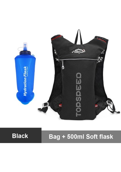 500ML Yumuşak Flaş Stili Bisiklet Sırt Çantası Nefes Alabilir Spor Sürme Mtb Nemlendirme Sırt Çantası Ultra Hafif 5l Bisiklet Bisiklet Sırt Çantası Seçeneği 1.5l 2l Su Torbası (Yurt Dışından)