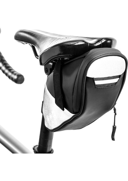 L Beden Mtb Dağ Bisikleti Eyer Çantaları Yansıtıcı Bisiklet Koltuk Minderi Depolama Pannier Çantaları Kuyruk Arka Kılıfı Bisiklet Sürme Ekipmanları (Yurt Dışından) fırsatları