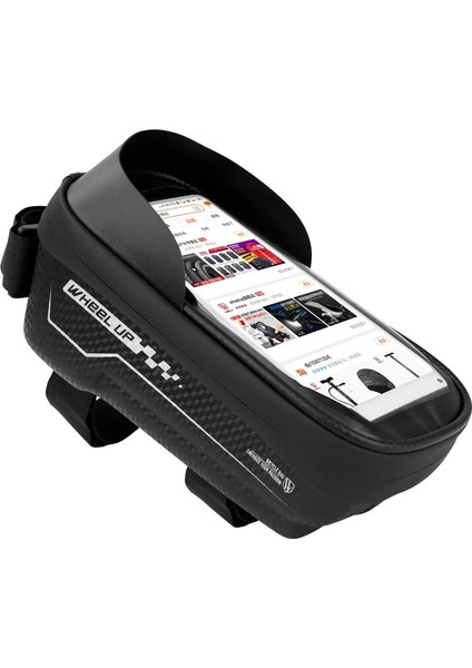 1 Adet Tarzı Bisiklet Bisiklet Çantası Su Geçirmez Mtb Dağ Bisikleti Çerçeve Ön Çanta Bisiklet Cep Telefonu Tutucu Bisiklet Aksesuarları (Yurt Dışından)